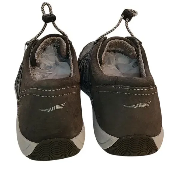 DANSKO Women's 2-Tone Gray Toggle Leather Walking Sneakers - Size:  9/40 - Picture 5 of 9